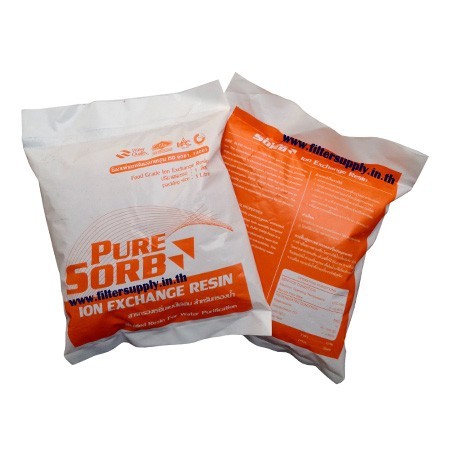 สารกรอง เรซิ่น Pure Sorb 1 Liter สำหรับเปลี่ยนสารกรอง
