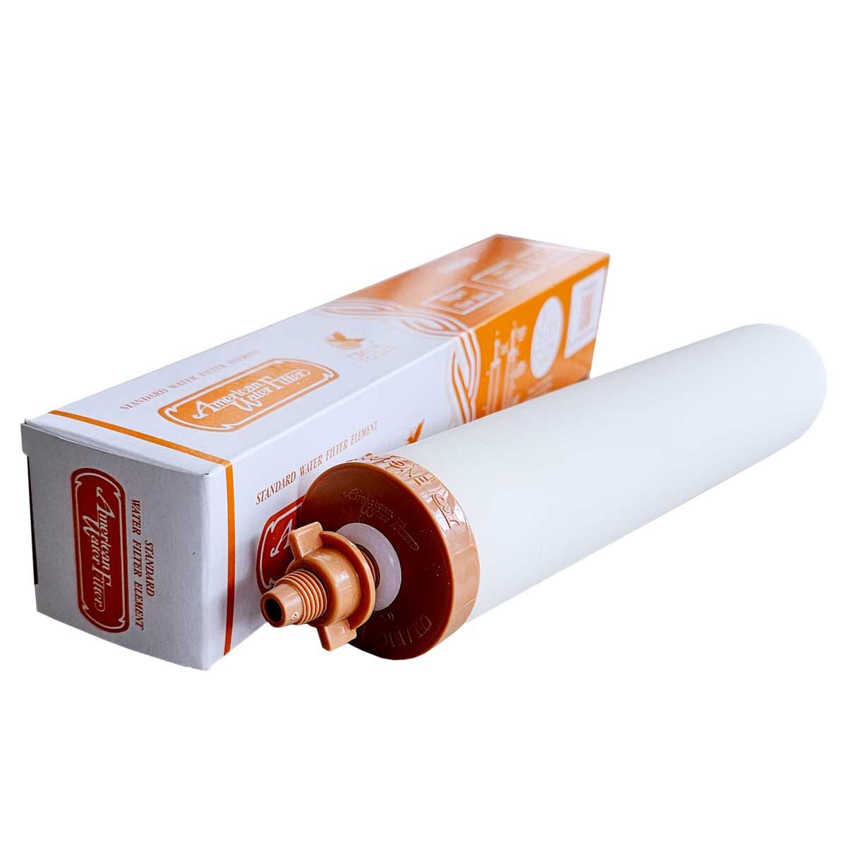 ceramic american water filter orange ไส้กรองน้ำเซรามิค หัวเกลียวฝาส้ม