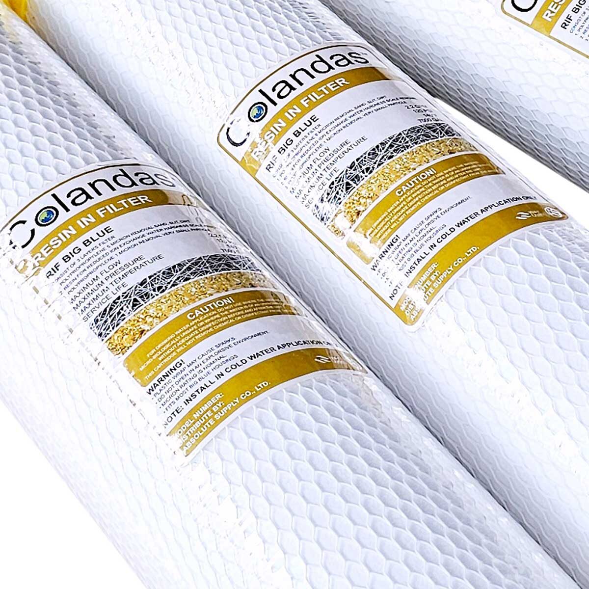 ไส้กรองน้ำ rif bigblue colandas ขนาด 20 นิ้ว resin in filter colandas