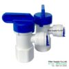 บอลวาล์วหัวถังความดัน RO Pressure Tank Ball Valve 1/4 นิ้ว