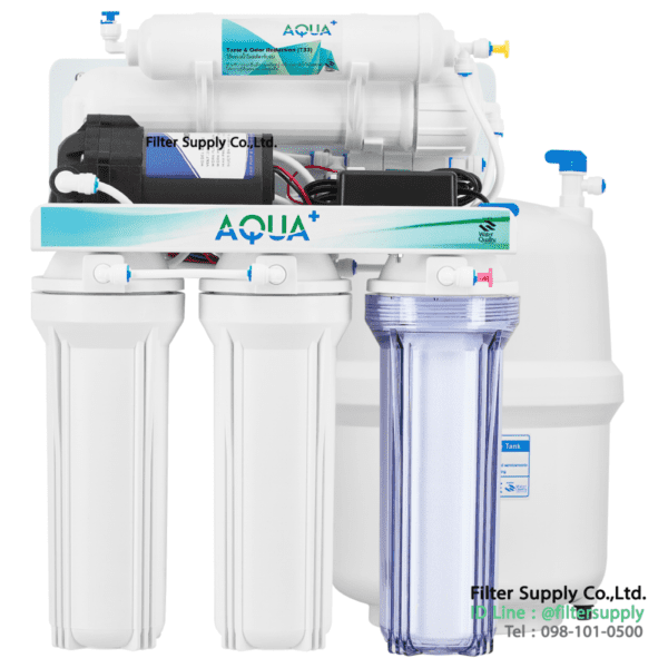 เครื่องกรองน้ำดื่ม RO Aqua Plus 5 ขั้นตอน 50 GPD