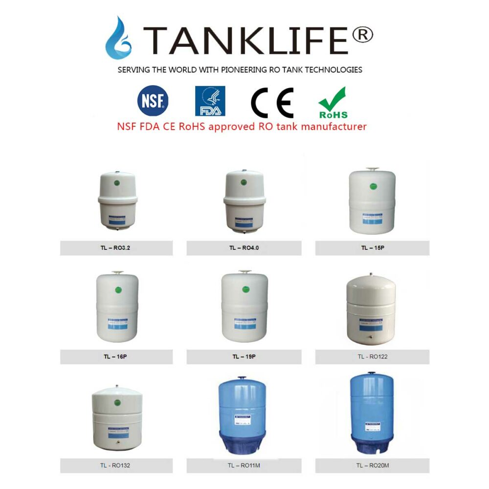 ถังแรงดัน RO Tanklife RO 132 Pressure Tank ขนาด 4.4 Gallon