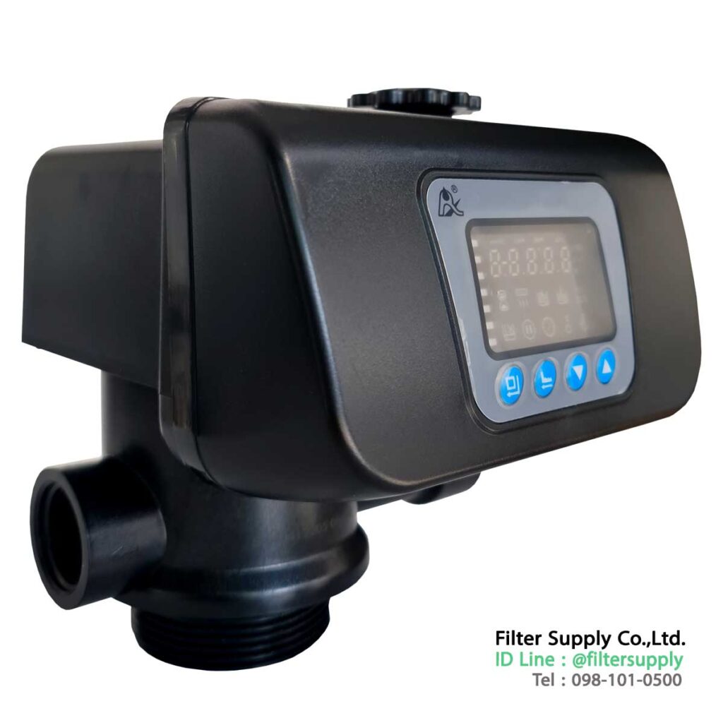 automatic control valve runxin f67b1 หัววาล์วคาร์บอน ควบคุมแบบ auto เกลียวปากถัง 2.5 นิ้ว