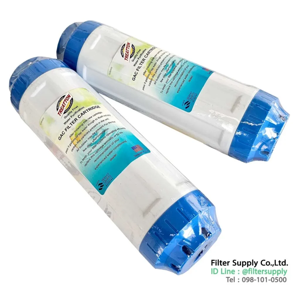 ไส้กรองคาร์บอน gac treatton 10 นิ้ว คาร์บอนเกร็ดในกระบอก udf