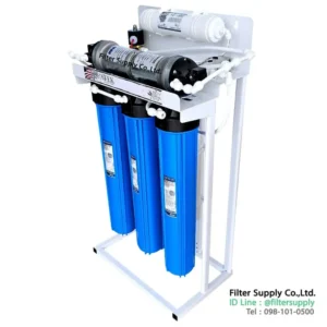 เครื่องกรองน้ำ ro aquatek 1000 gpd เฟรมตั้ง กำลังผลิต 3,750 ลิตร/วัน