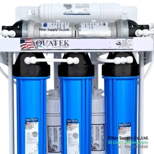 เครื่องกรองน้ำ ro aquatek 1000 gpd เฟรมตั้ง กำลังผลิต 3,750 ลิตร/วัน