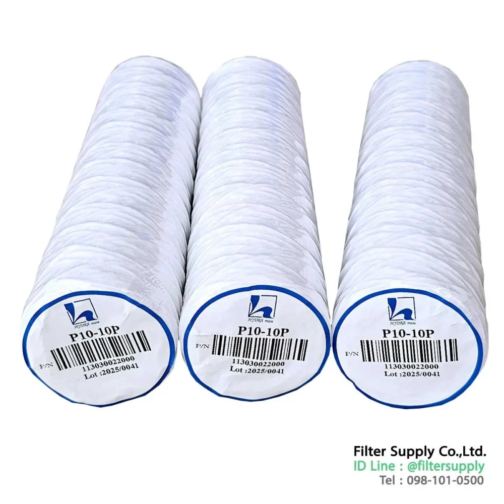 ไส้กรองเชือก hydramate 10 นิ้ว 10 micron string wound filter