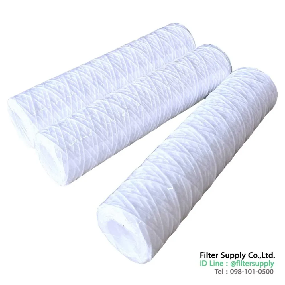 ไส้กรองเชือก hydramate 10 นิ้ว 25 micron string wound filter