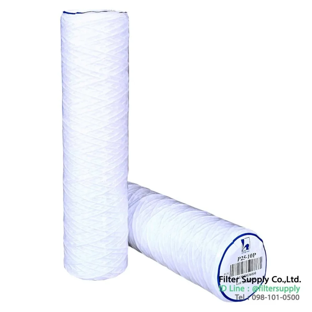 ไส้กรองเชือก hydramate 10 นิ้ว 25 micron string wound filter