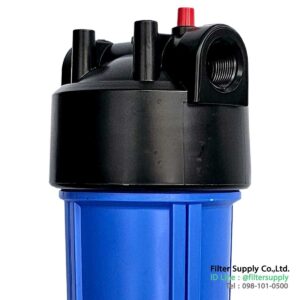 กระบอกกรองน้ำ aquatek 20 นิ้ว 6 หุน สีน้ำเงิน ฝาดำ
