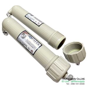 housing membrane aquatek พร้อมข้อต่อครบชุด สำหรับเมมเบรน 50 200 gpd