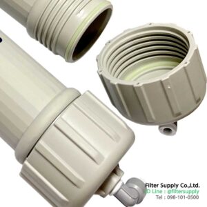 housing membrane aquatek พร้อมข้อต่อครบชุด สำหรับเมมเบรน 50 200 gpd