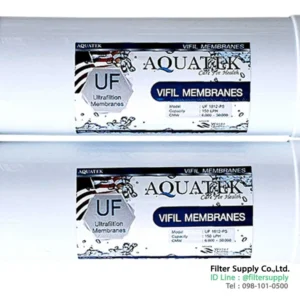 ไส้กรองน้ำ inline uf aquatek u tpye 12 นิ้ว