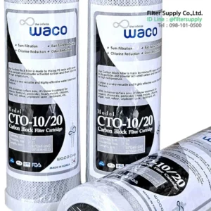 ไส้กรองคาร์บอน hyundai waco 10 นิ้ว carbon block made in koria