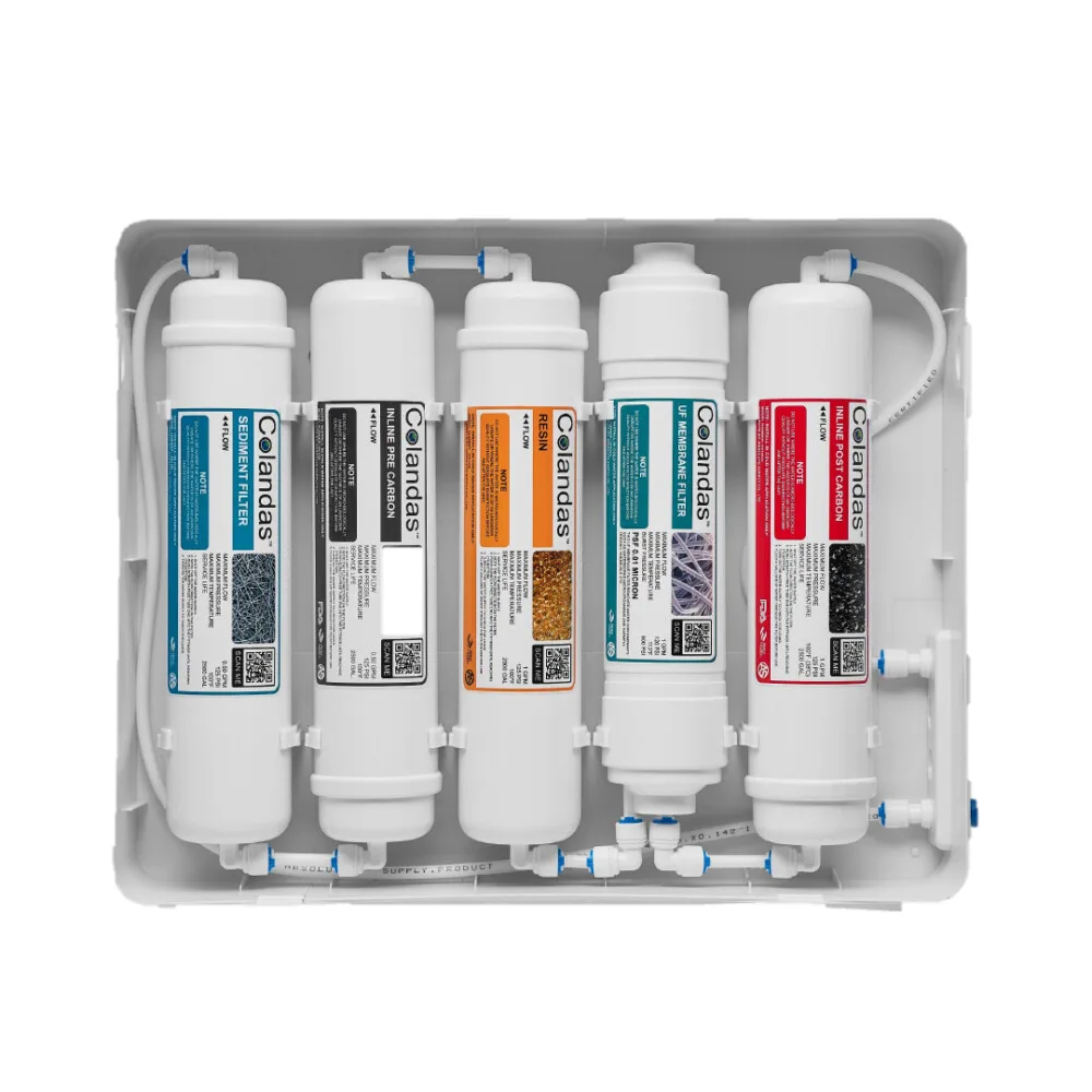เครื่องกรองน้ำ แบบกล่อง colandas 5 ขั้นตอน uf