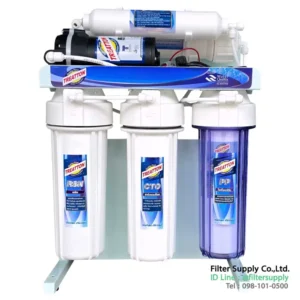 เครื่องกรองน้ำ ro 150 gpd treatton 5 ขั้นตอน เฟรมตั้ง