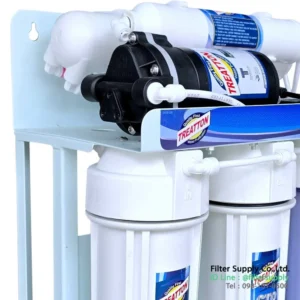 เครื่องกรองน้ำ ro 150 gpd treatton 5 ขั้นตอน เฟรมตั้ง