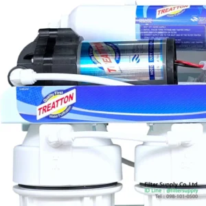เครื่องกรองน้ำ treatton ro 5 stages กำลังผลิต 50 gpd เฟรมตั้ง