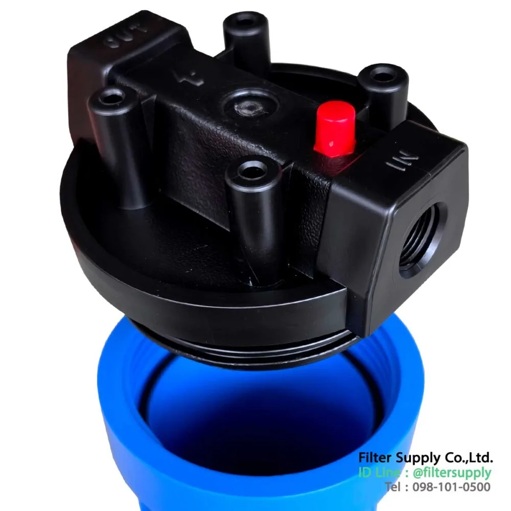 housing medium absolute 10 นิ้ว 4 หุน กระบอกกรองน้ำเกลียว 1/2″