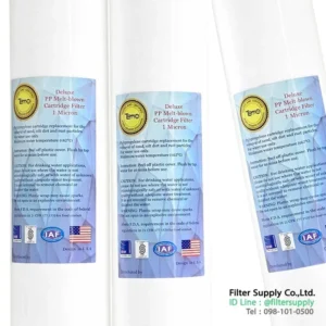 sediment filter pp tema 10 inch 1 micron ไส้กรองหยาบ ขนาด 2.5 นิ้ว x 10 นิ้ว