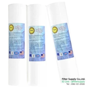 sediment filter pp tema 10 inch 1 micron ไส้กรองหยาบ ขนาด 2.5 นิ้ว x 10 นิ้ว