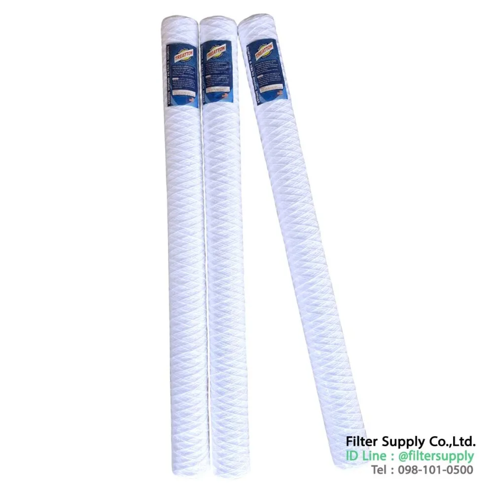 ไส้กรองแบบเชือก treatton 30 นิ้ว 5 micron string wound filter